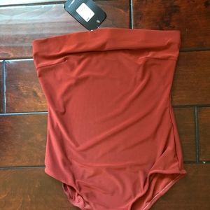 Brand New Strapless Fashion Nova Body Suit